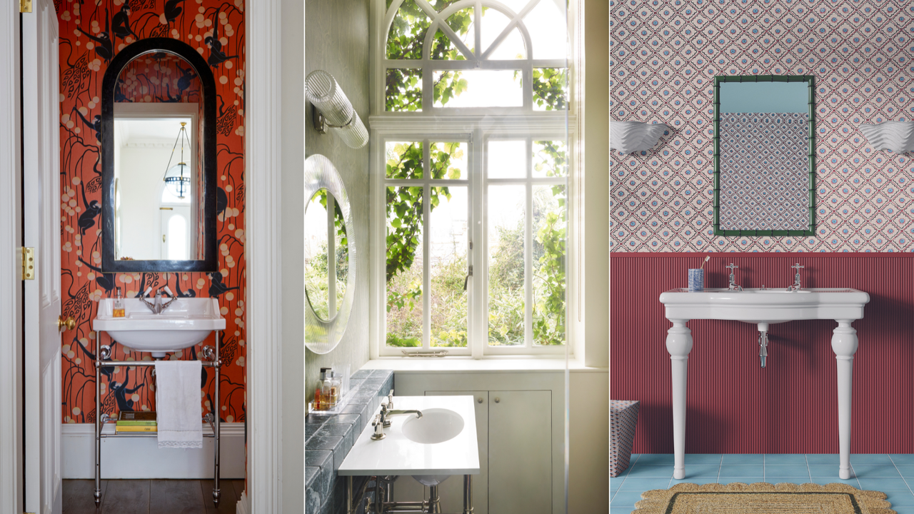 bathroom sink with mirror