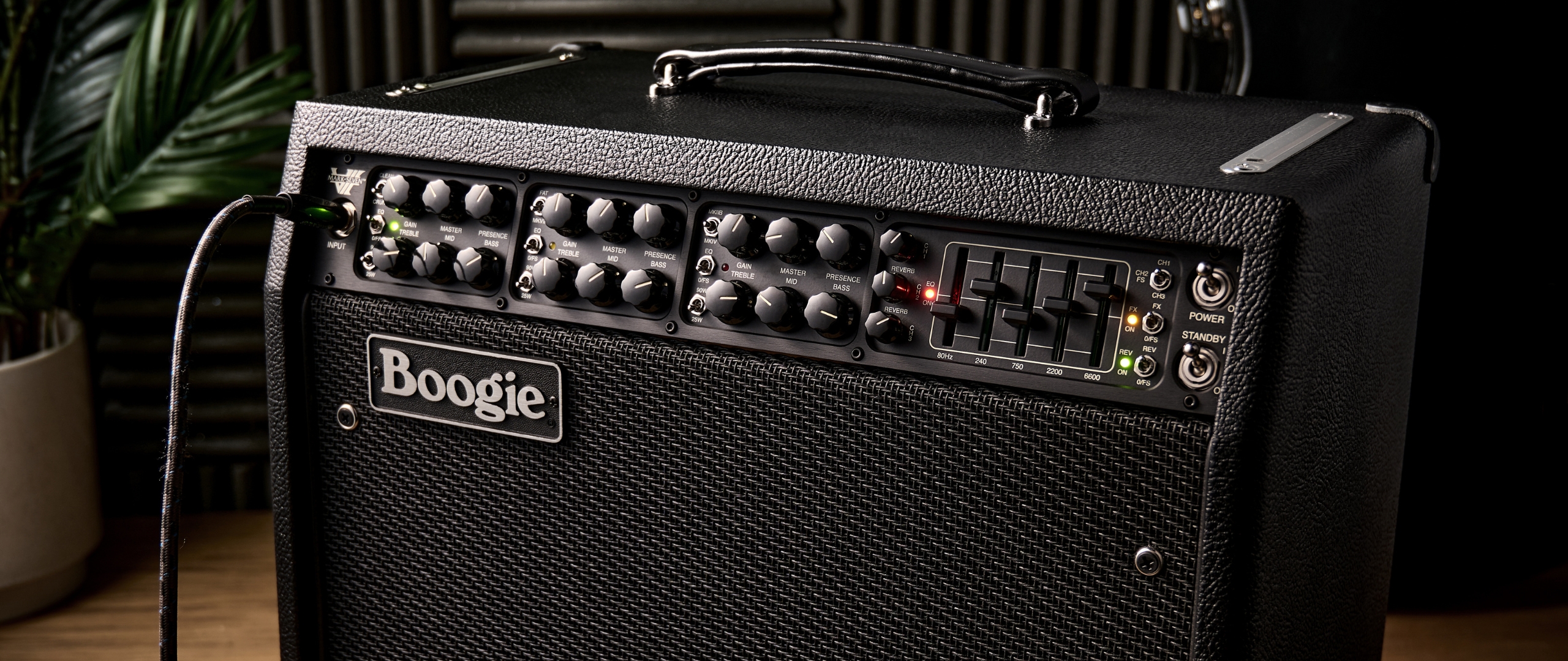 A MesaBoogie Mark VII 1x12 Combo in a studio