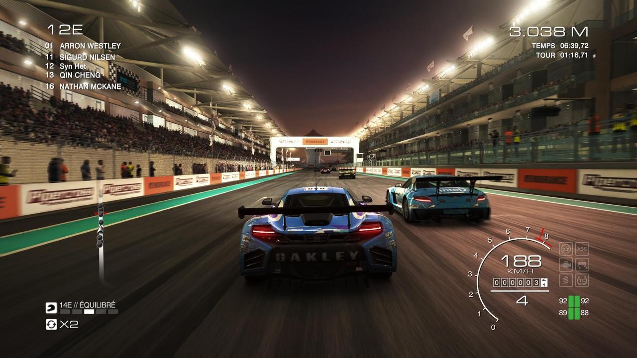 Best racing games - behind-the-car view of racecars in motion