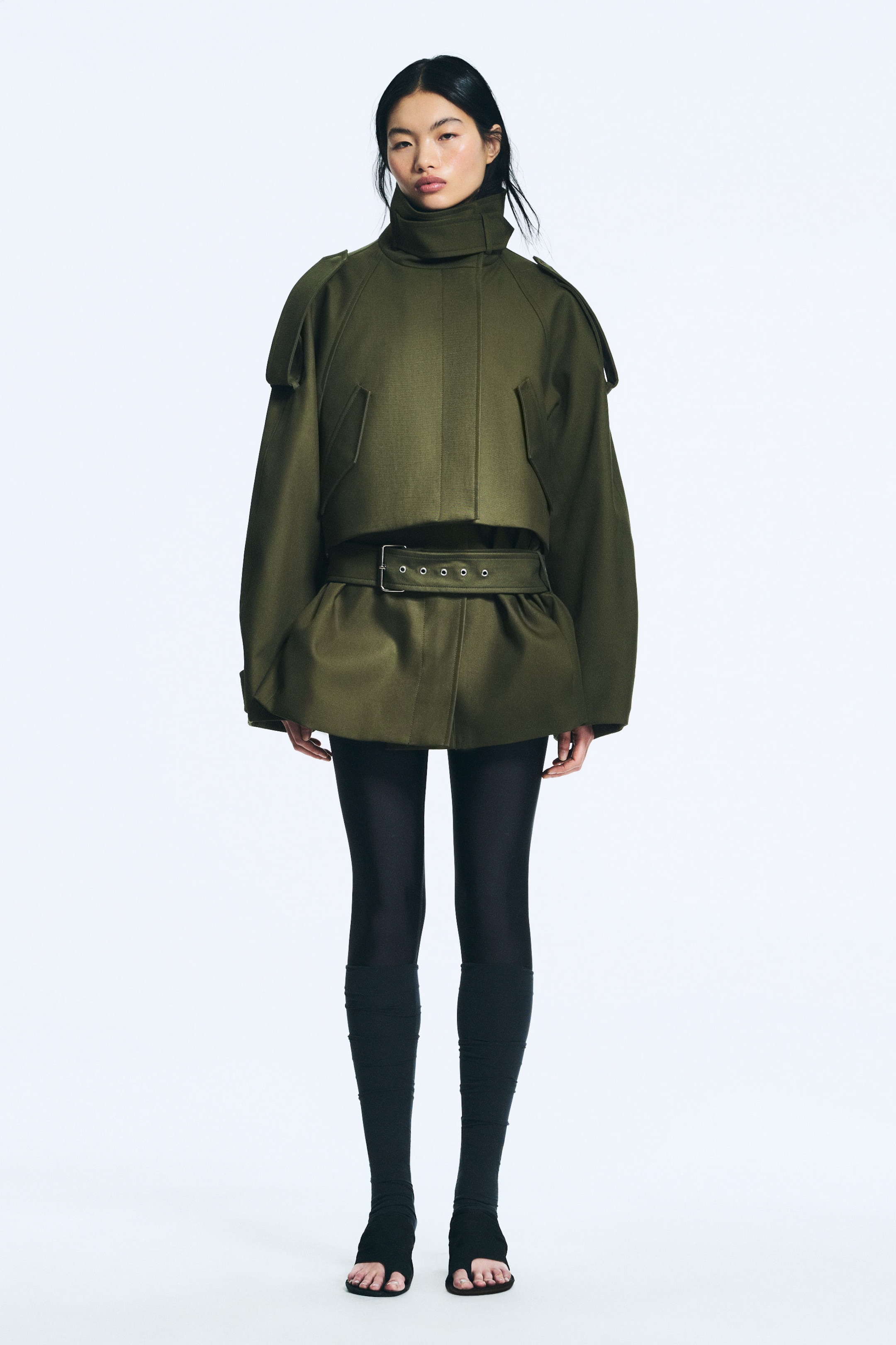 Weekday layered trench coat