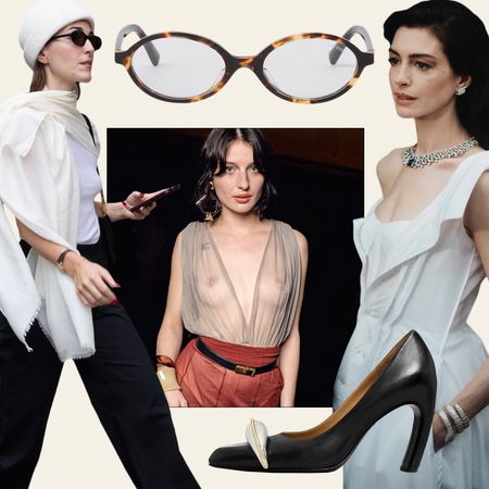 a collage featuring celebrity, influencer and product images of the top luxury accessories for the holiday season