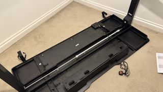 Thunder X3 Lab-X gaming desk in a living room