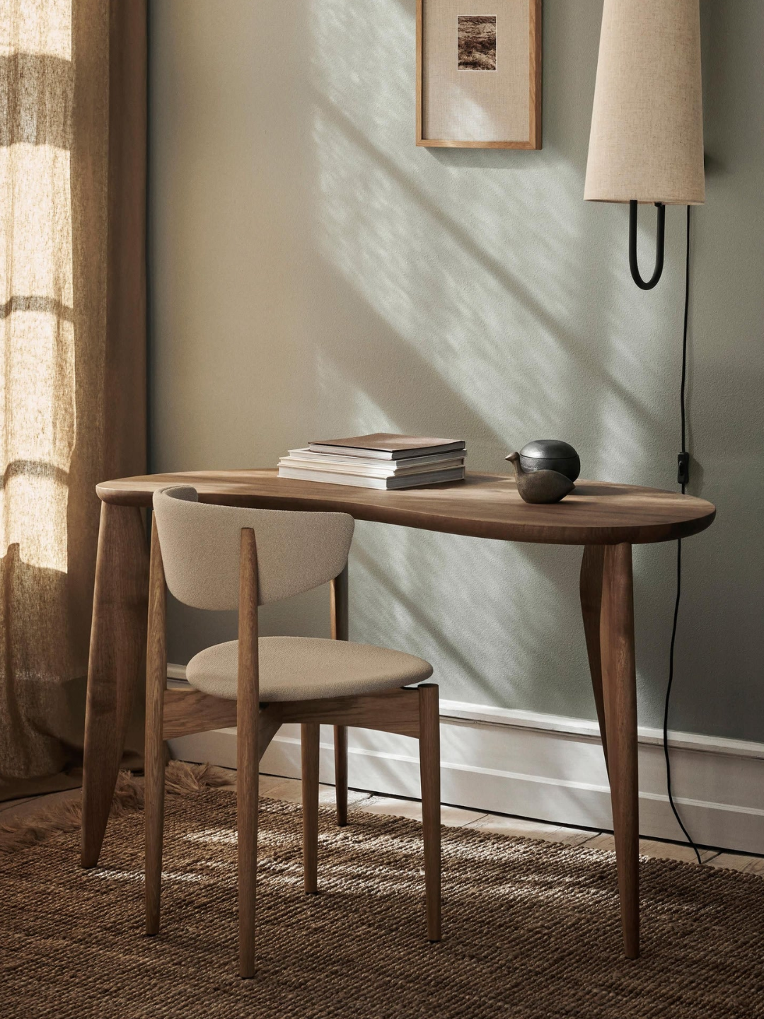 A wooden bean desk from Ferm Living