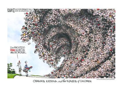 Obama cartoon immigration