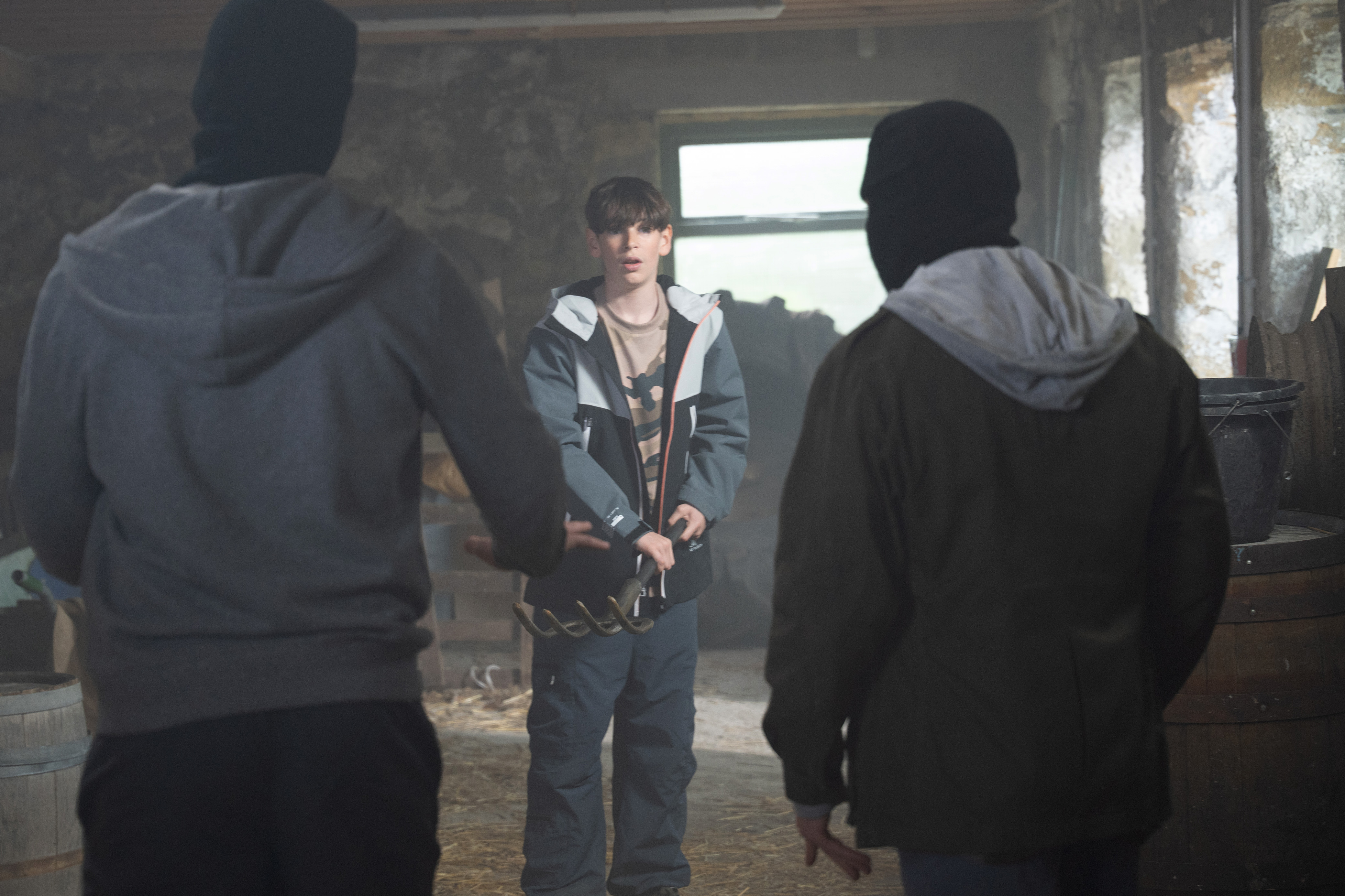 Kyle confronts intruders at Butler's Farm