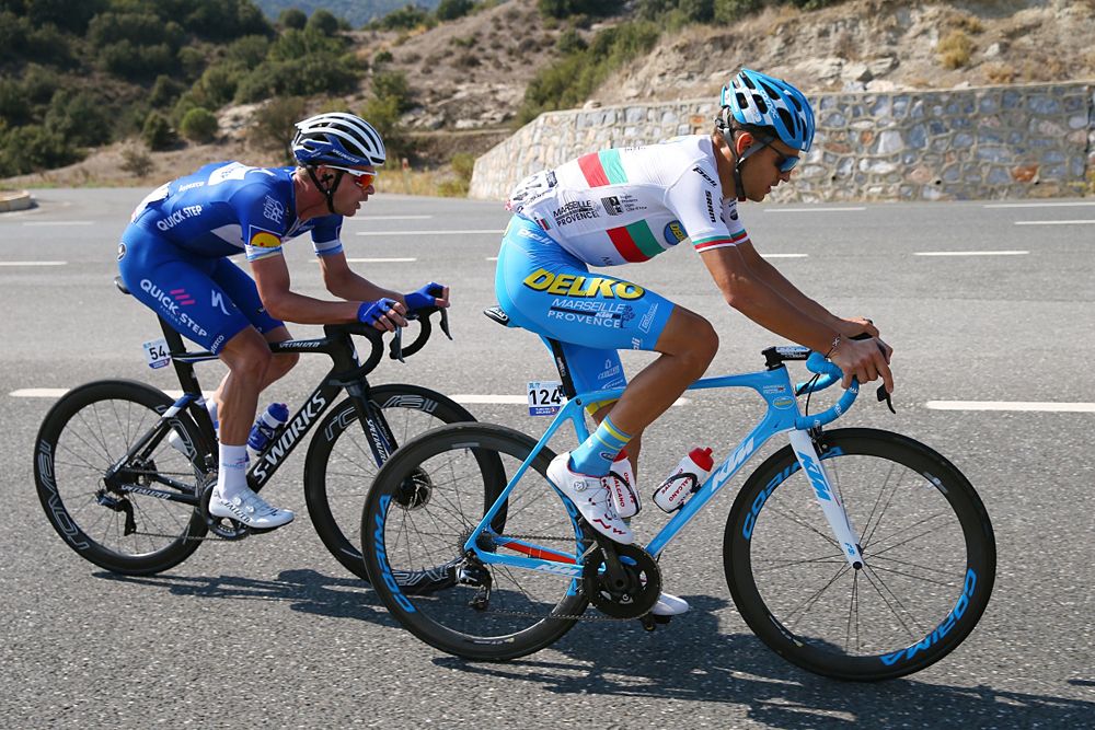 Nikolay Mihaylov (Delko Marseille Provence KTM) in the breakaway