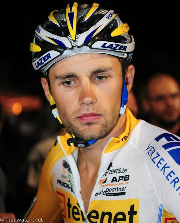 Rob Peeters (Telnet-Fidea) on the front row at the start.