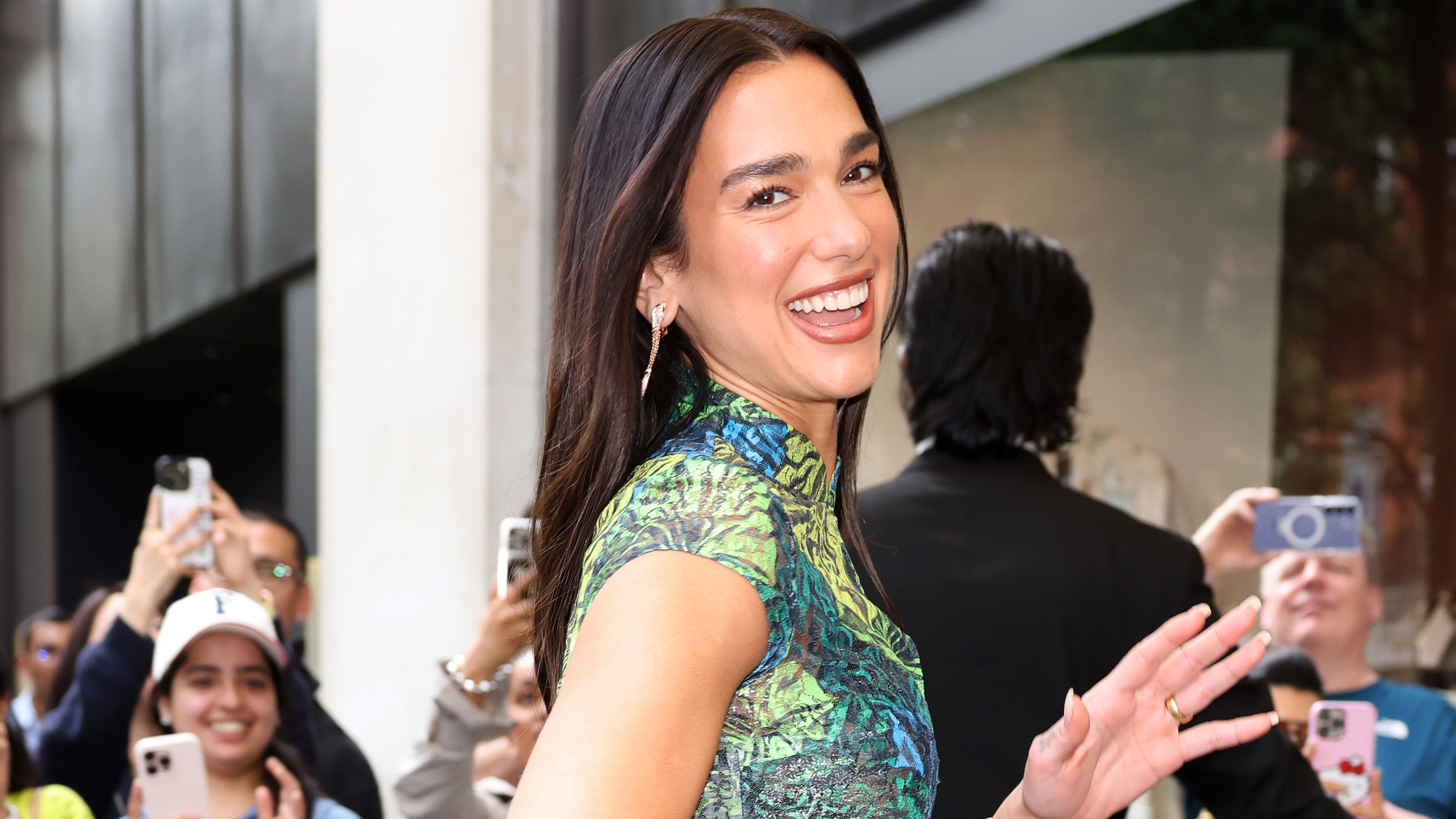 Dua Lipa wore the heeled flip-flops trend before her second wedding in Italy