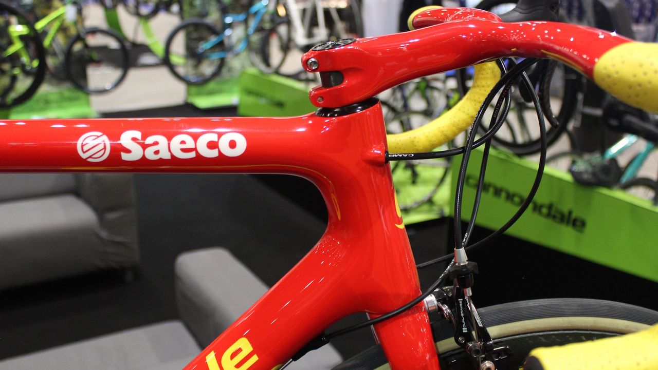 Internal cable routing on the SuperSix Evo