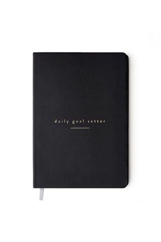 Mal paper black and gold uni goal setter planner cut out
