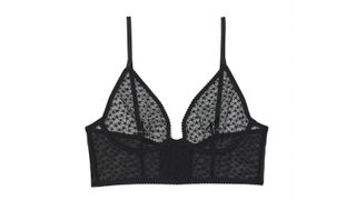 black H&M Non-Padded Lace Bralette, one of w&h's best bralettes picks