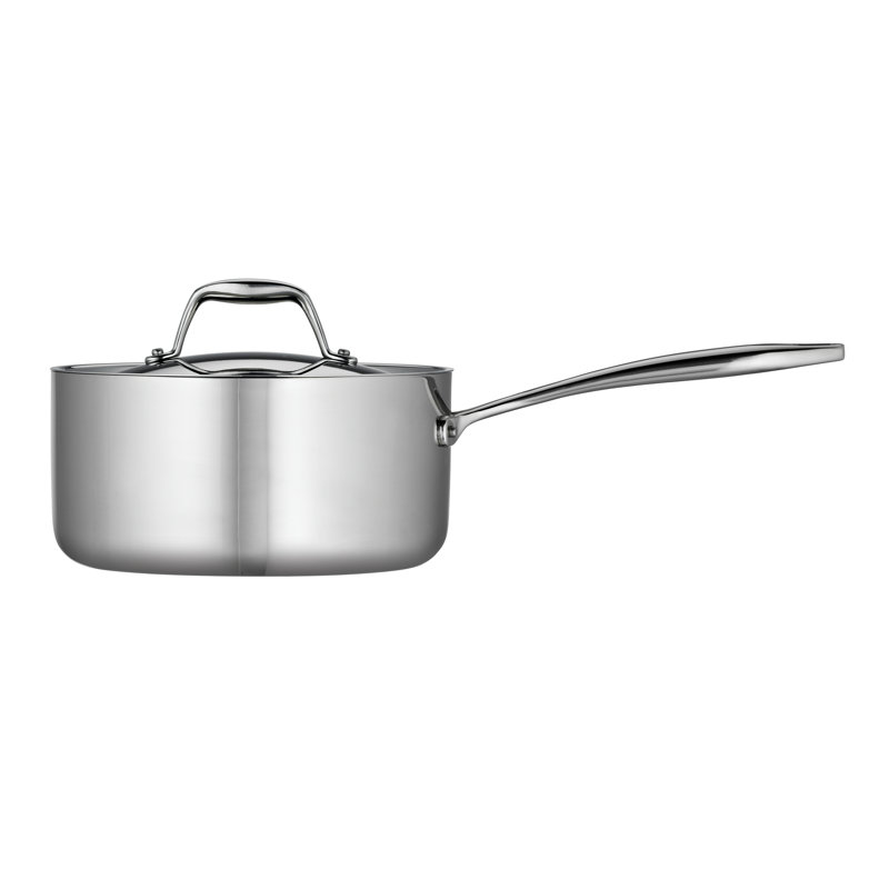 Tramontina Tri-Ply Clad Stainless Steel Gourmet Sauce Pan & Reviews | Wayfair