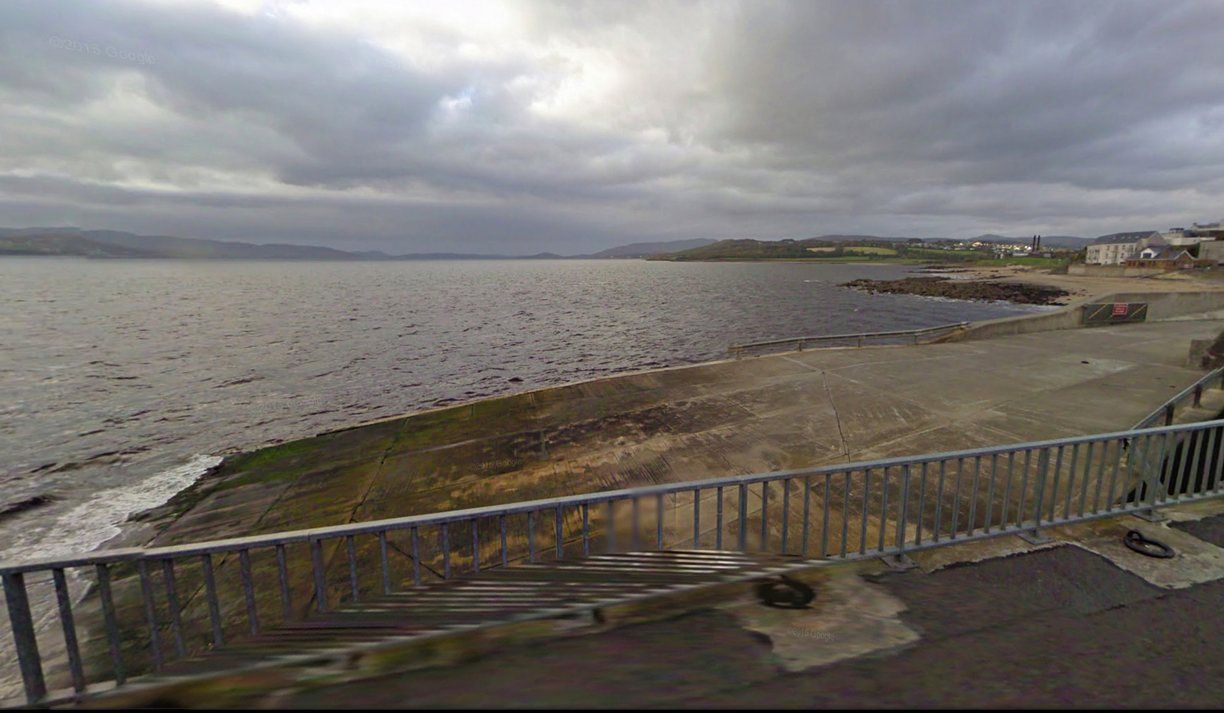 Buncrana pier slipway 