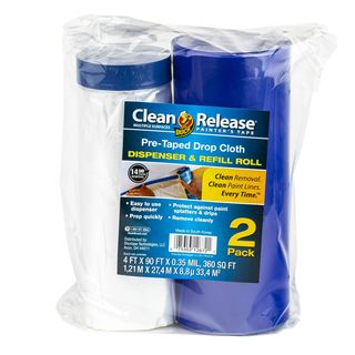 Duck Clean Release Pre-Taped Drop Cloths