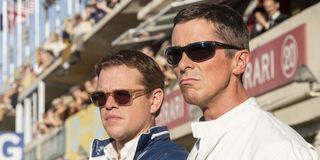 Matt damon and Christian Bale in Ford v. Ferrari