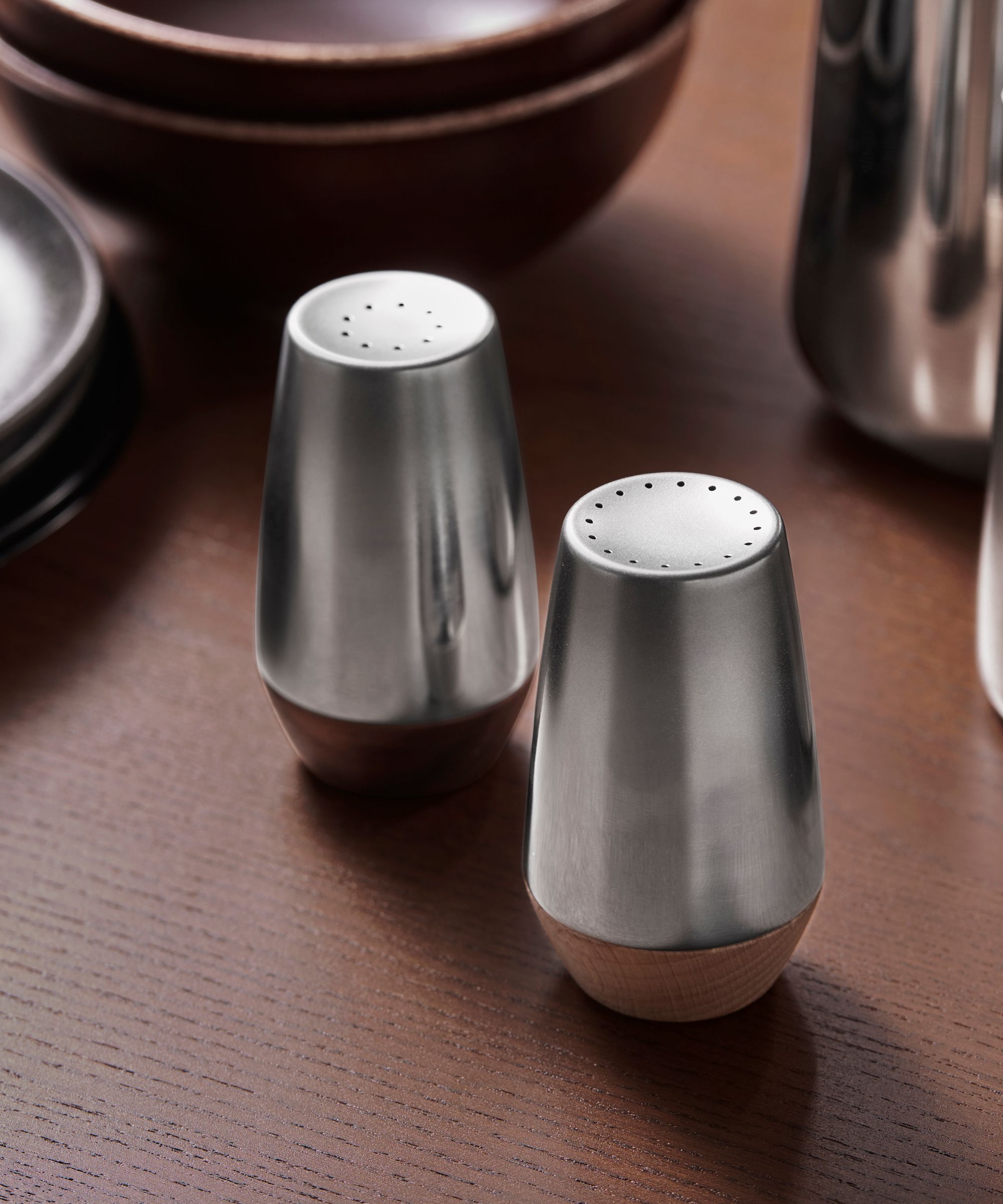 IKEA AFTONHAJ salt and pepper shakers
