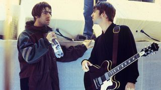 Noel and Liam Gallagher of Oasis