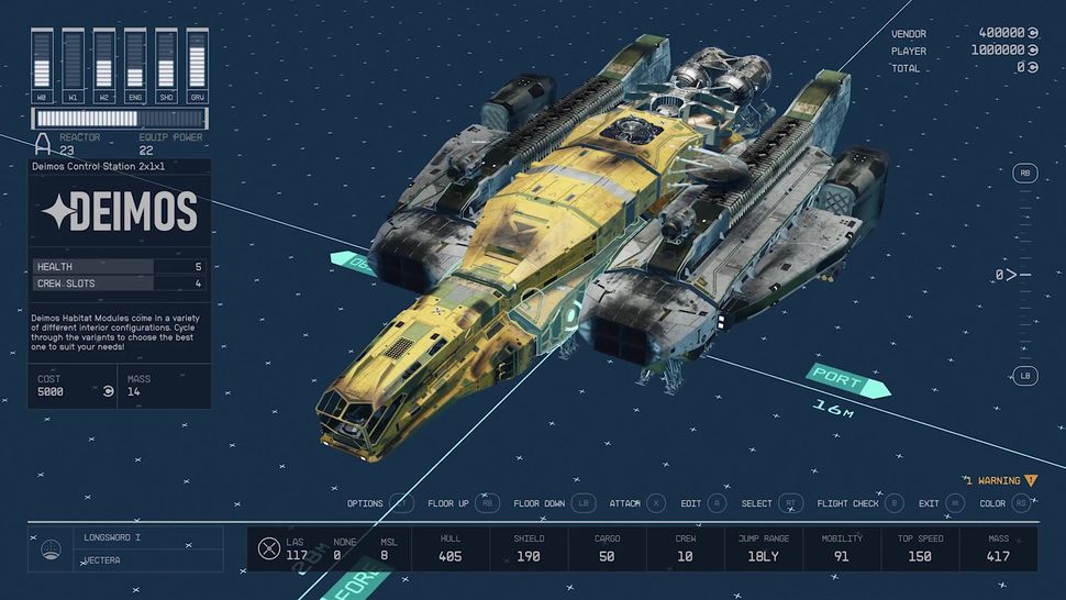 Starfield ship customization and the best ships explained GamesRadar+