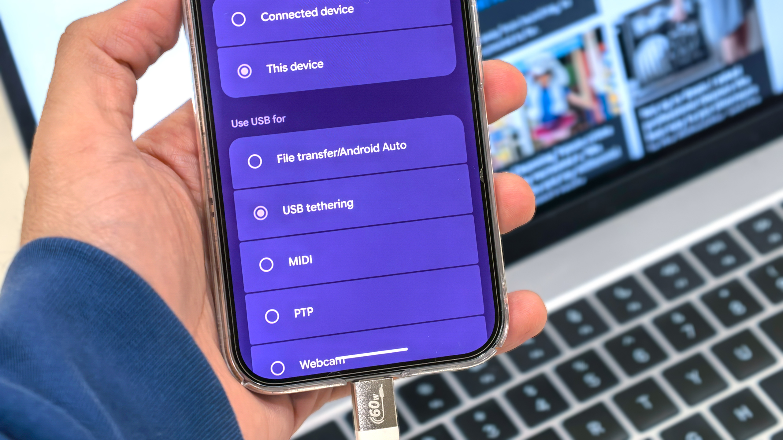 Wi-Fi tethering on Android