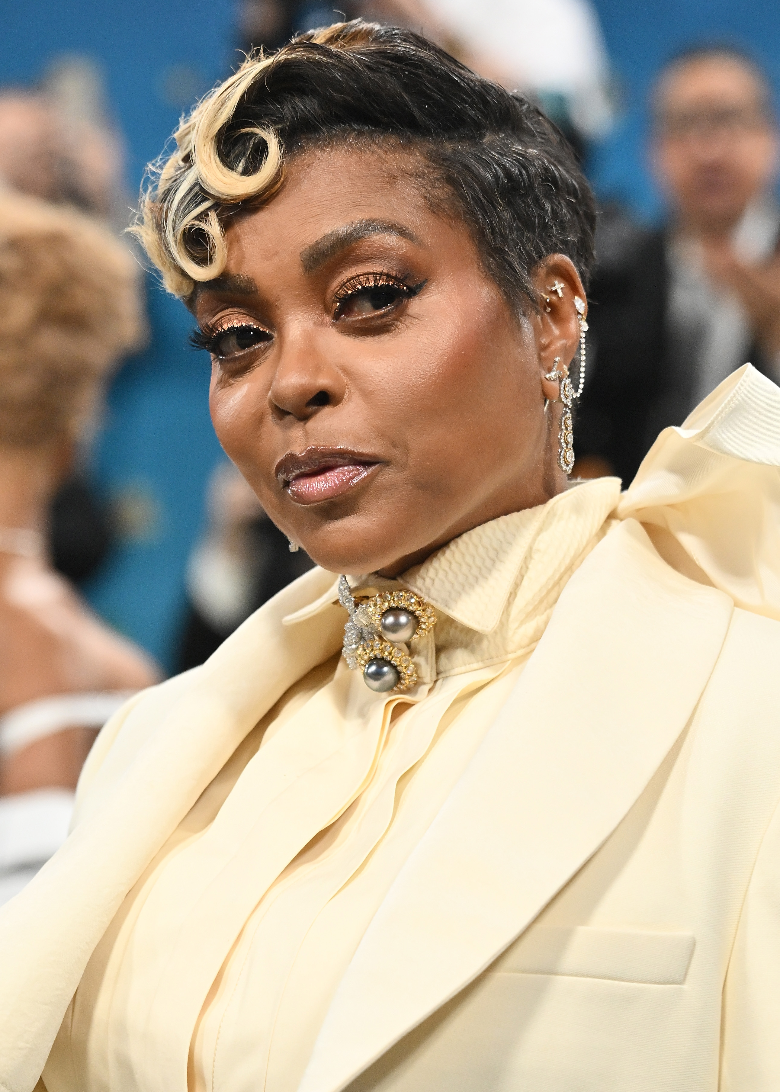 Taraji P. Henson at The 2025 Met Gala Celebrating "Superfine: Tailoring Black Style" held at the Metropolitan Museum of Art on May 05, 2025 in New York, New York.