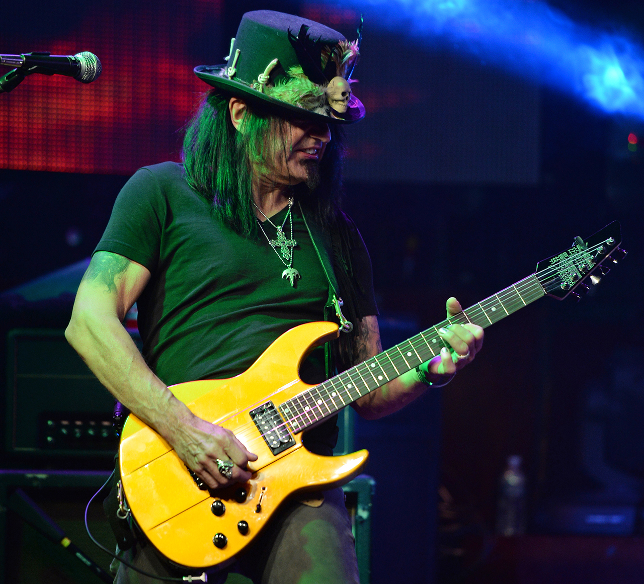 Robert Sarzo, performing onstage at The Culture Room in Fort Lauderdale, Florida on January 13, 2014