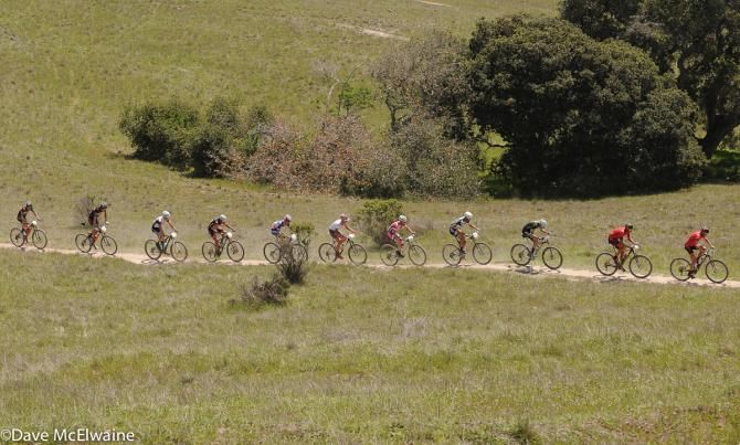 The group was large at the end of lap one