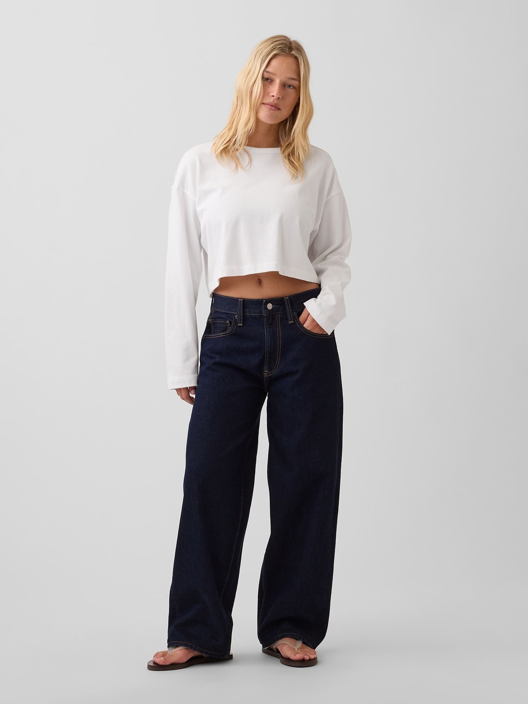 Gap, Dark Wash The Hailey Extra Baggy Jeans