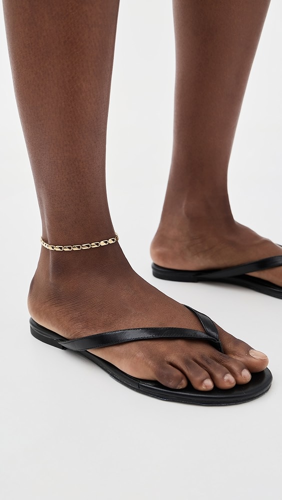Kate Anklet - High Polish Gold