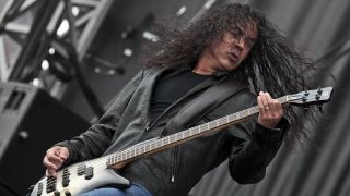 Mike Inez of Alice In Chains performs on stage on Day 3 of Sonisphere Festival on August 1, 2010 in Knebworth, England.