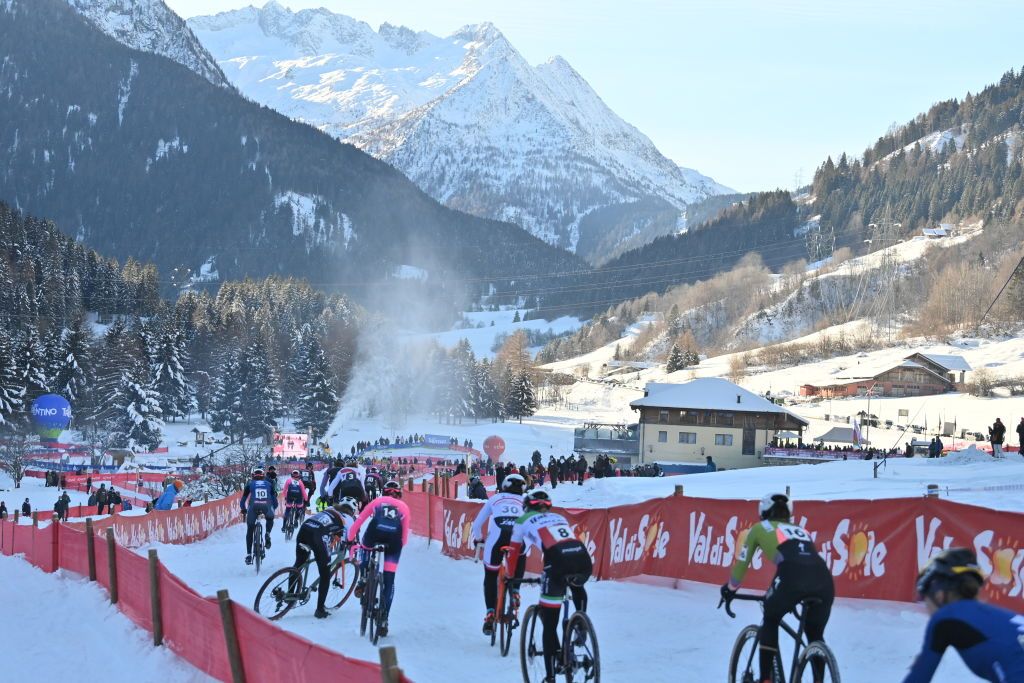 The women in action at the Val di Sole