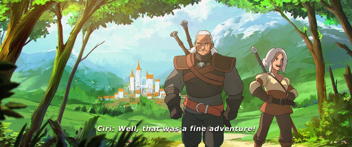Check out Geralt looking majestic in this Witcher anime concept art | PC  Gamer