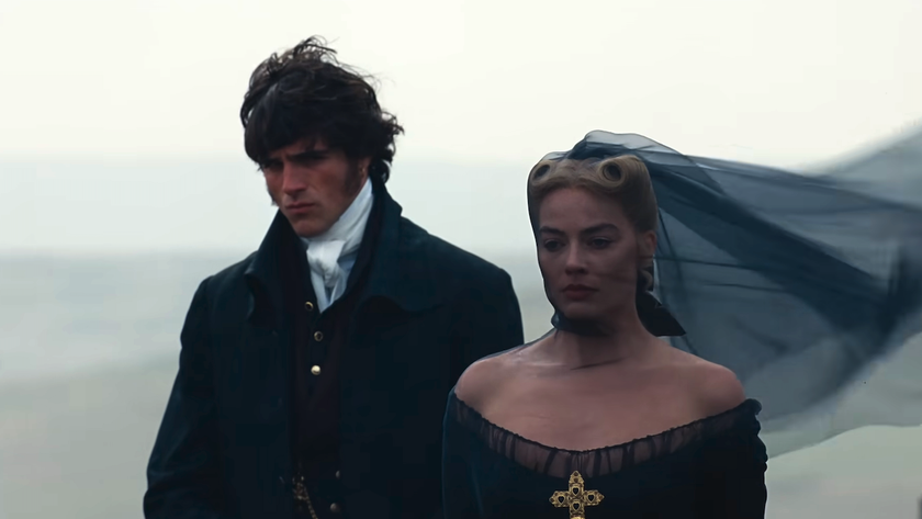 Jacob Elordi and Margot Robbie in Wuthering Heights