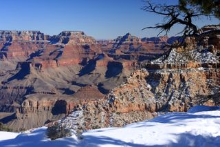 The Grand Canyon in winter