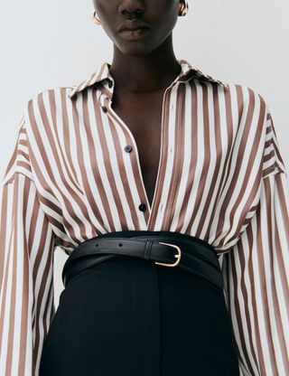  Tencel, Chocolate Stripe X Felicity Kay