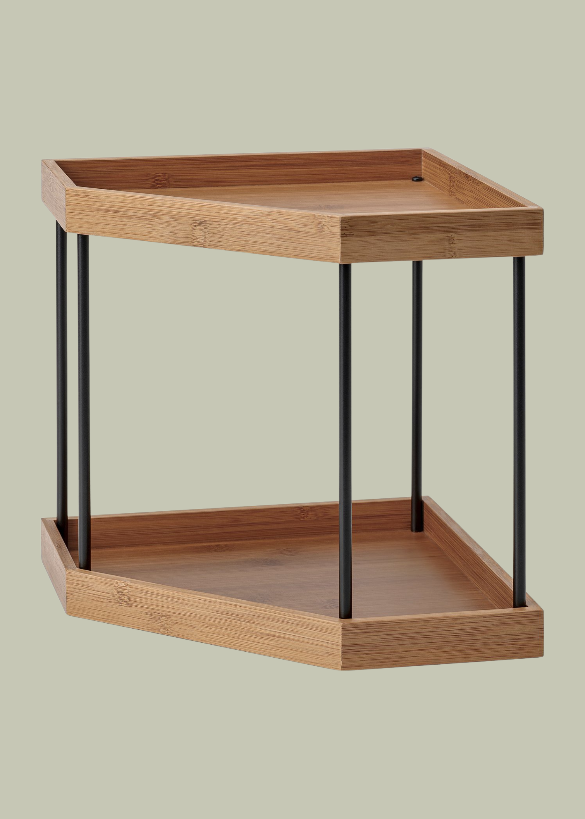 IKEA, N&amp;Aring;lblecka Corner Shelf - Metal/bamboo for Kitchen Countertop