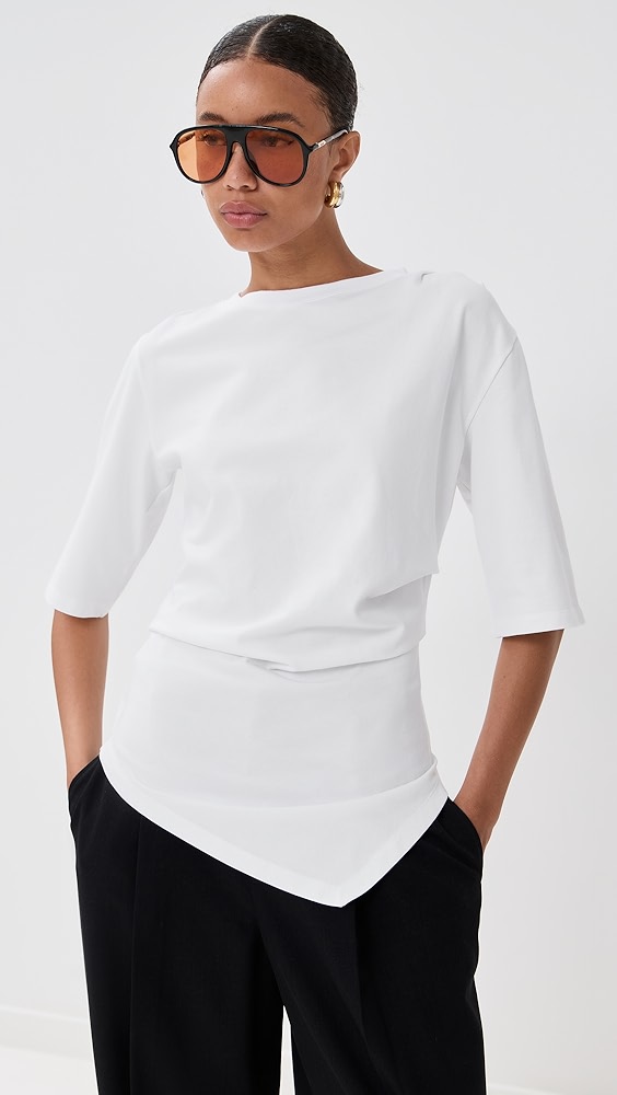 Róhe Re-Invented Twisted T-Shirt