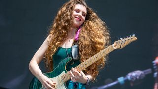 Hannah Wicklund & The Steppin Stones performs during Day 1 of Shay Knees Music Festival at Atlanta Central Park on May 03, 2019 in Atlanta, Georgia.