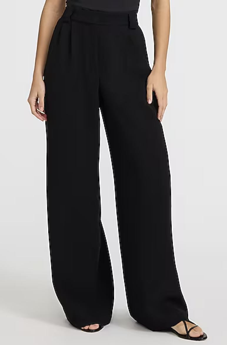 Express, Signature Crepe High Waisted Relaxed Trouser