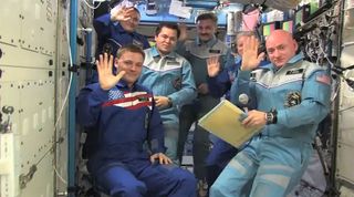 American Astronauts Give Thanks for Safe Space Station Flight