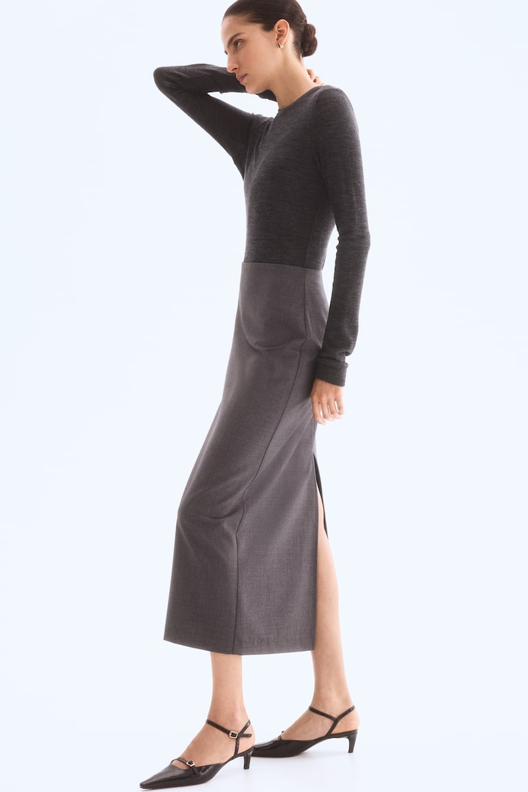 Long Pencil Skirt