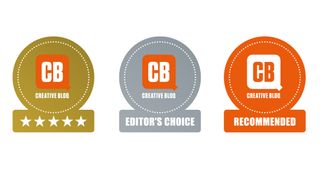 three review awards badges