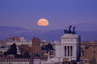 Gianluca Masi of the Virtual Telescope project in Rome, Italy shared this photo of the supermoon rising on Dec. 13, 2016.