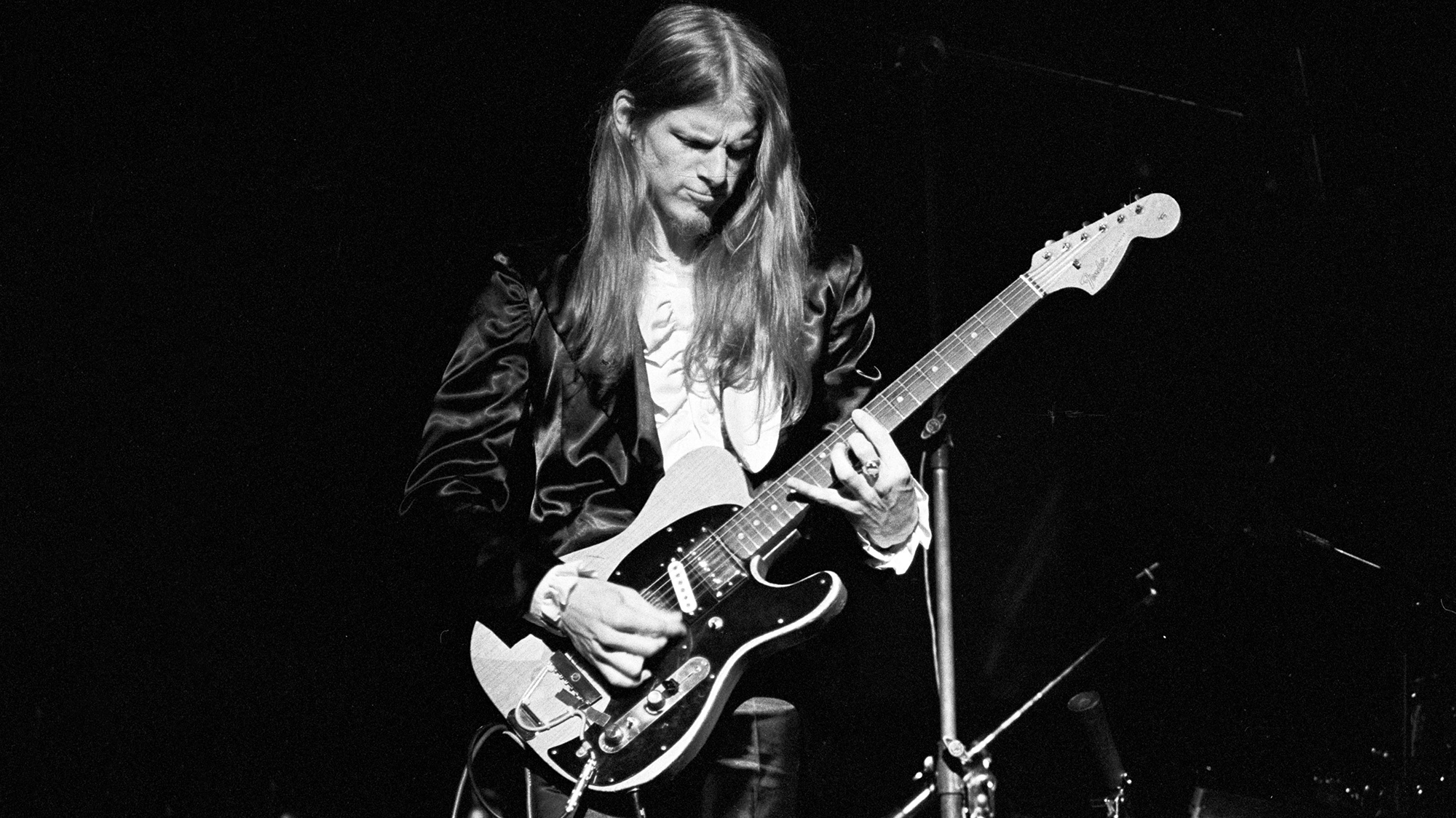 Steve Morse playing his Fender FrankenTele in the 1970s