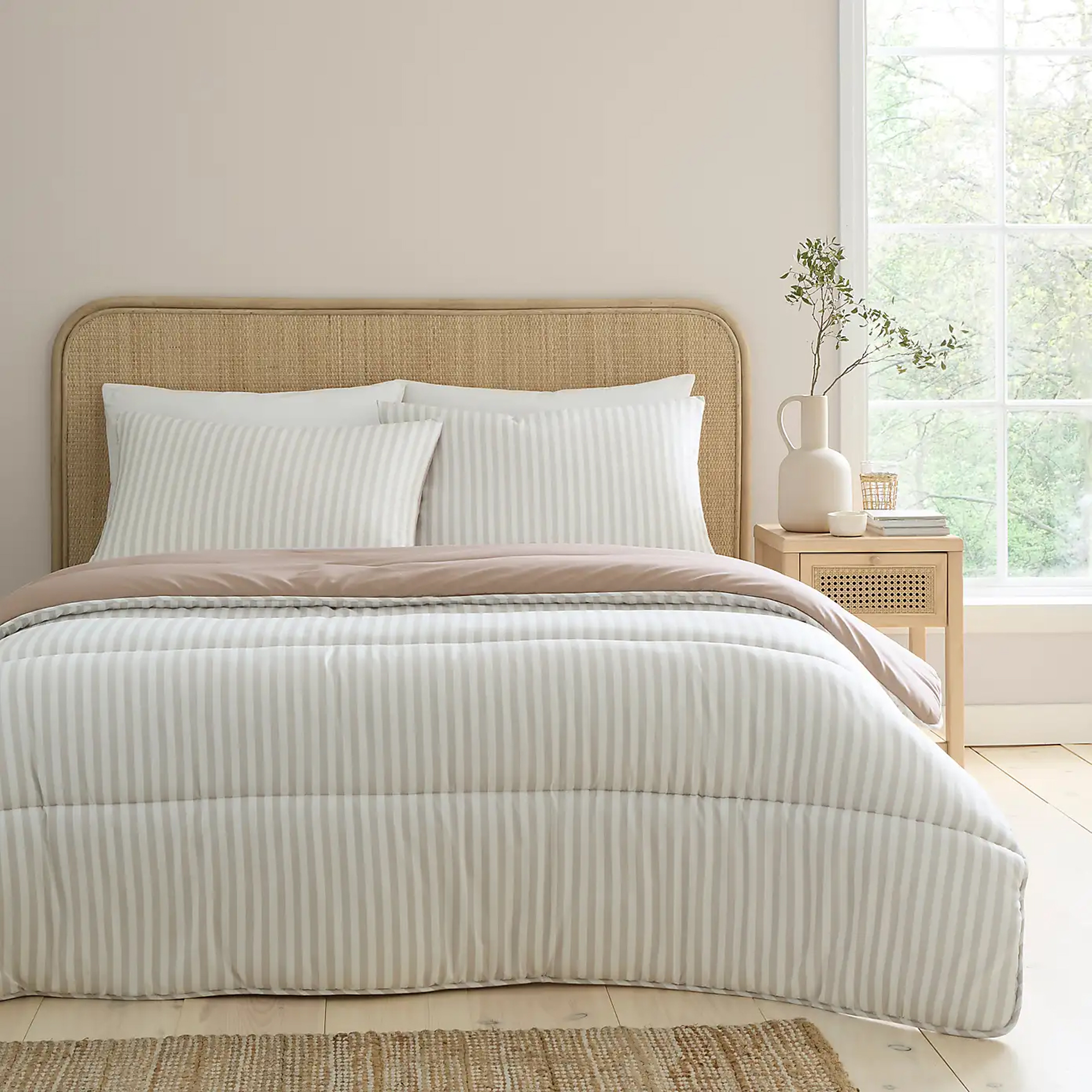 Dunelm Striped Coverless Duvet