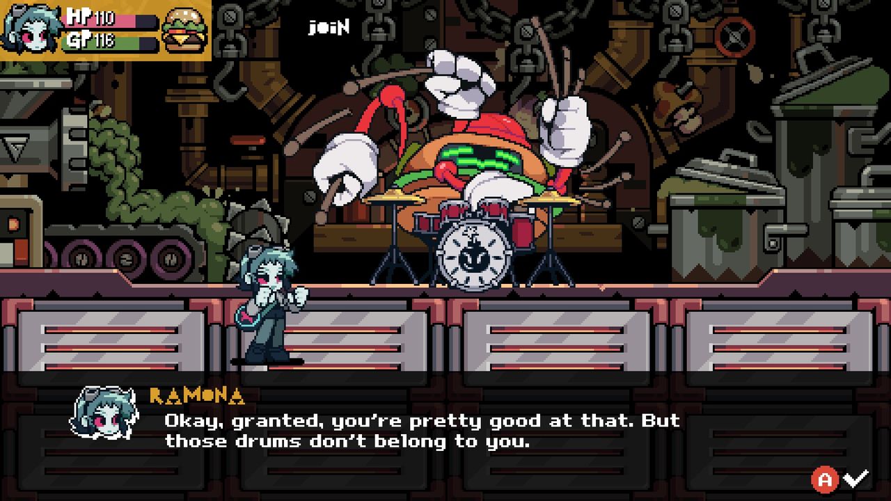 Scott Pilgrim EX, a pixel art beat 'em up