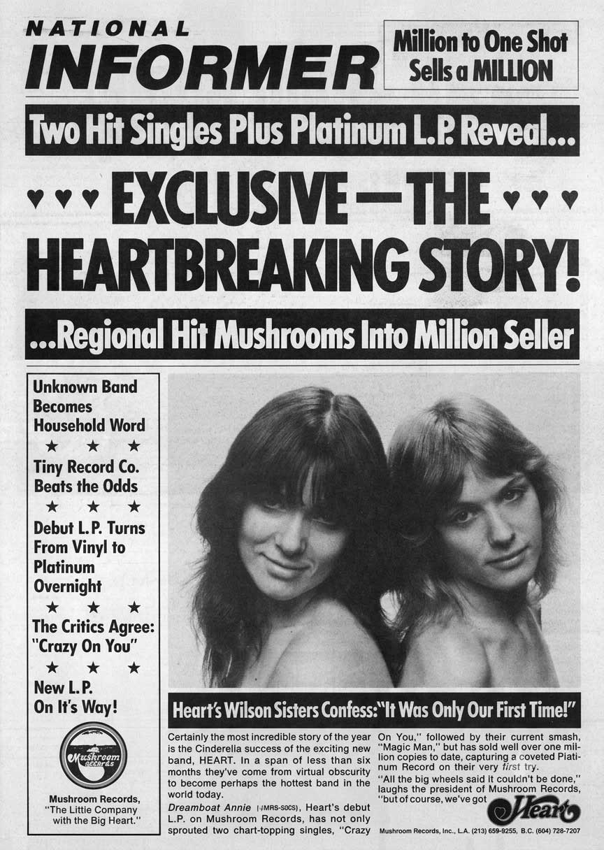 The Heart 'National Informer' ad