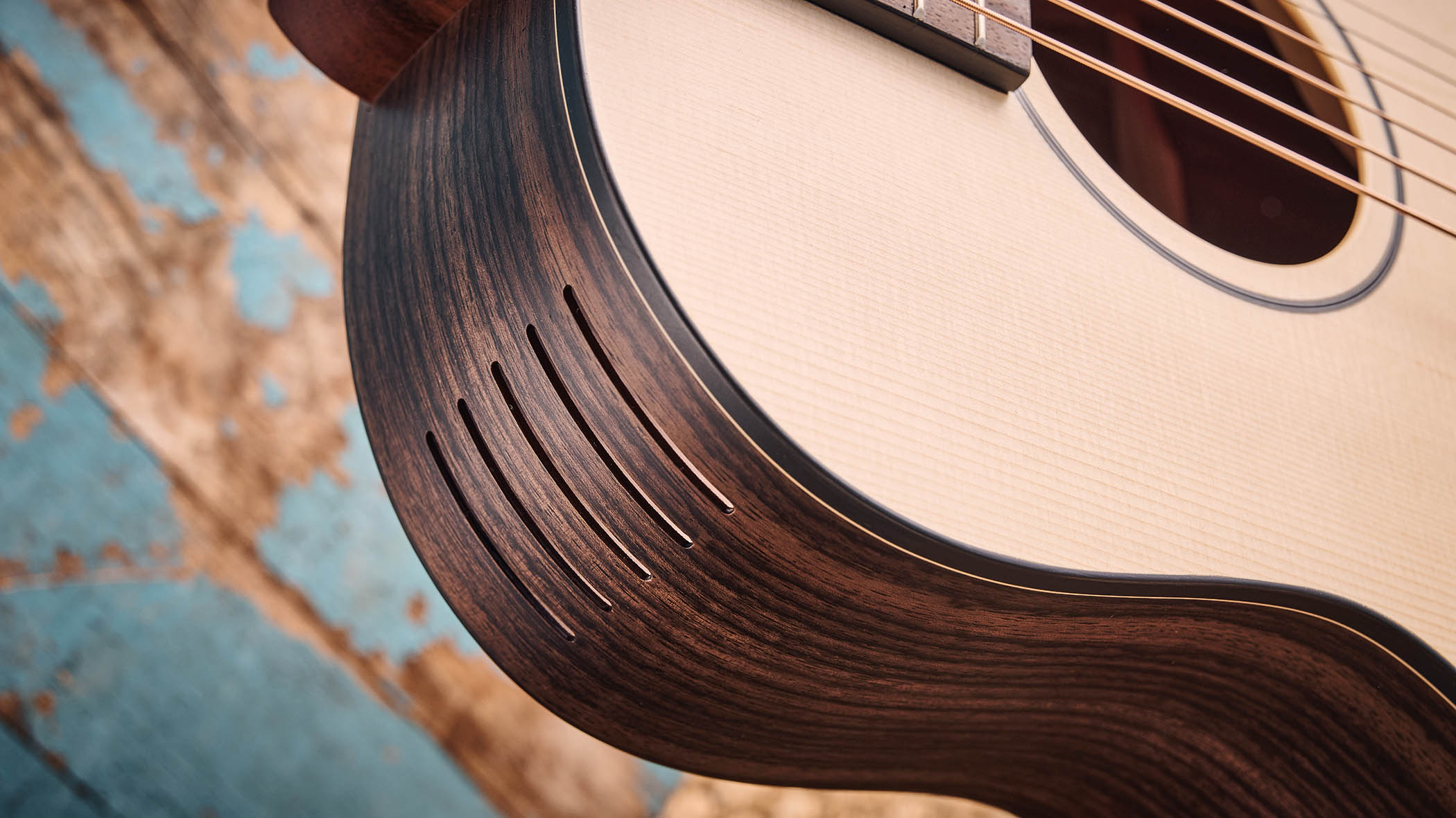 Furch Pioneer-ER A: the meticulously built, all-solid travel guitar has an A-grade Engelmann spruce top and Indian rosewood back and sides.
