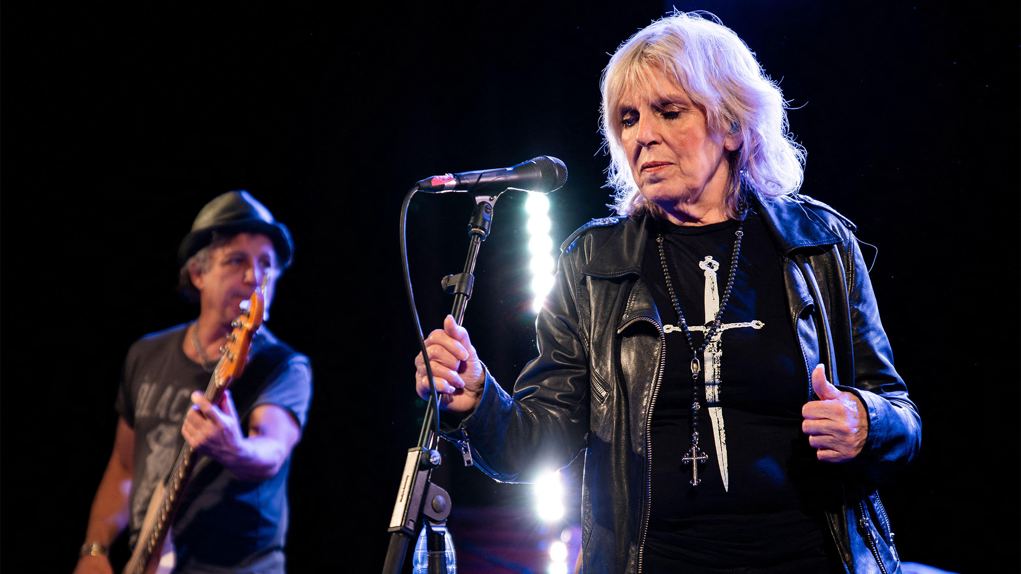 Lucinda Williams singer perform on stage at Sala Apolo on June 19, 2025 in Barcelona, Spain.