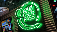 Xbox Game Pass sign 