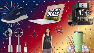 Collage of 4th of July sales